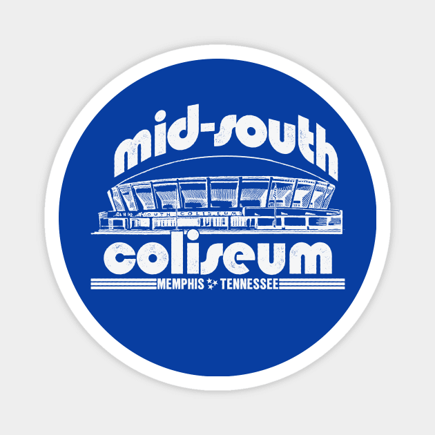 Mid-South Coliseum Magnet by rt-shirts